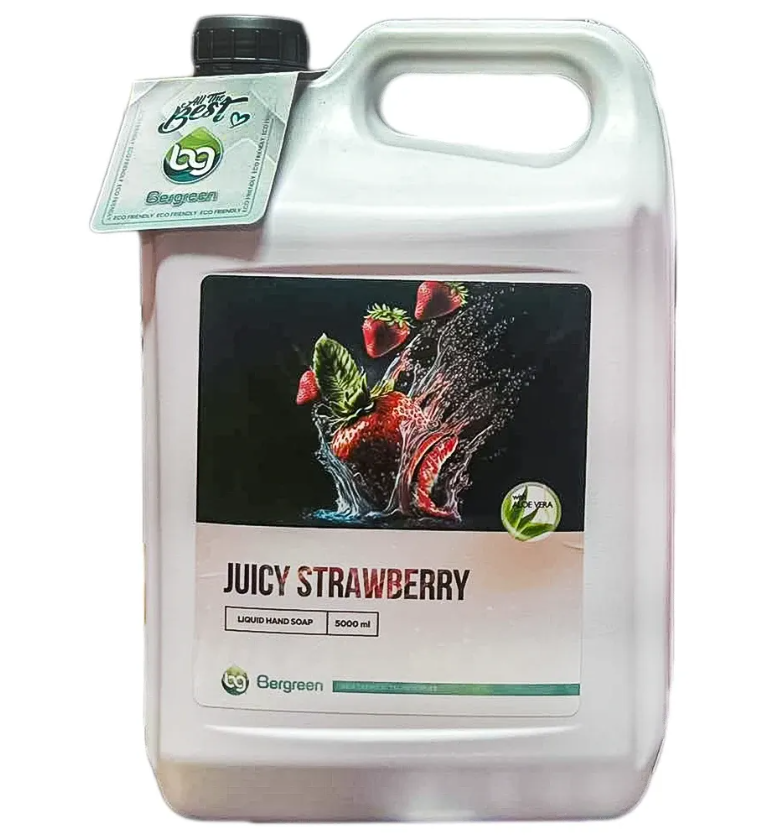 Рідке мило Bergreen Juicy Strawberry, 5 л