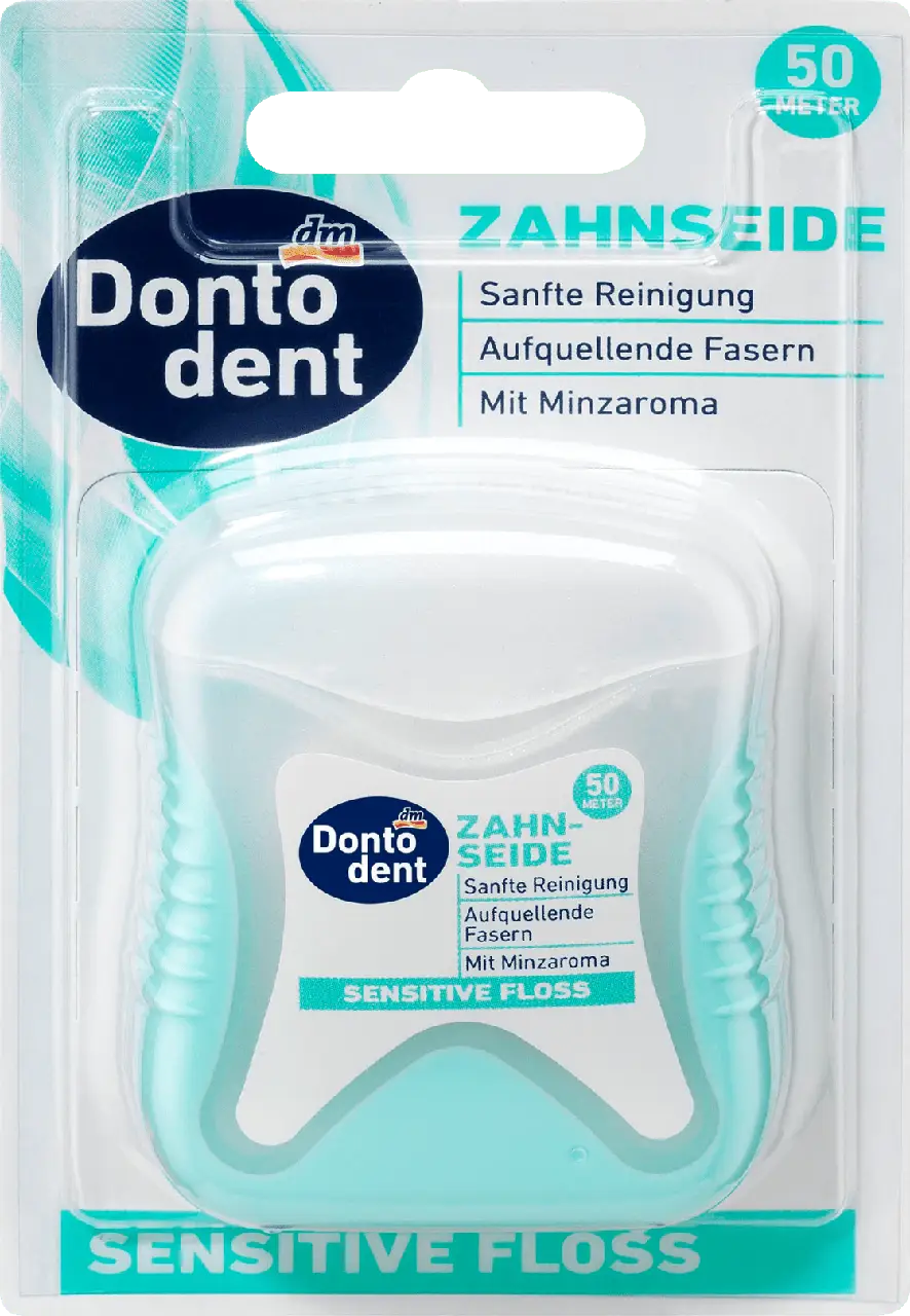Зубная нить Dontodent Sensitive Floss, 100 м