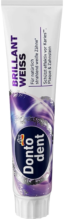 Зубная паста отбеливающая Dontodent Brillant Weiss, 125 мл