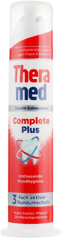 Зубна паста з дозатором Theramed Complete Plus 100 мл